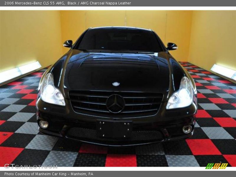 Black / AMG Charcoal Nappa Leather 2006 Mercedes-Benz CLS 55 AMG