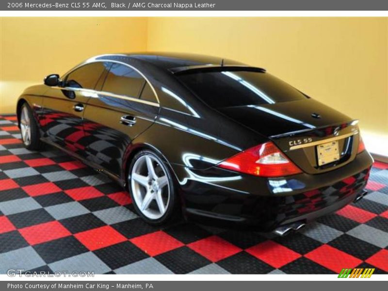 Black / AMG Charcoal Nappa Leather 2006 Mercedes-Benz CLS 55 AMG