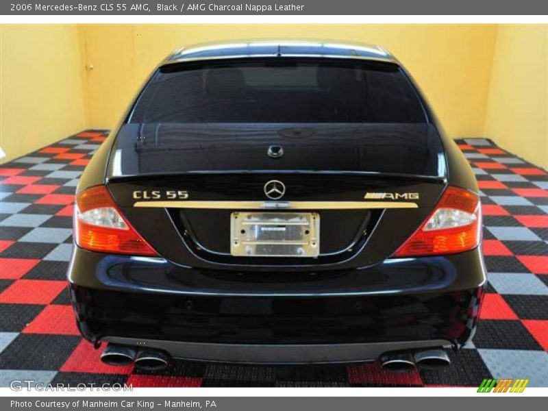 Black / AMG Charcoal Nappa Leather 2006 Mercedes-Benz CLS 55 AMG
