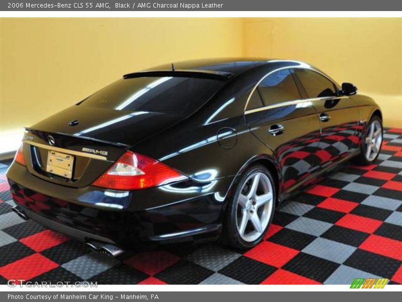 Black / AMG Charcoal Nappa Leather 2006 Mercedes-Benz CLS 55 AMG