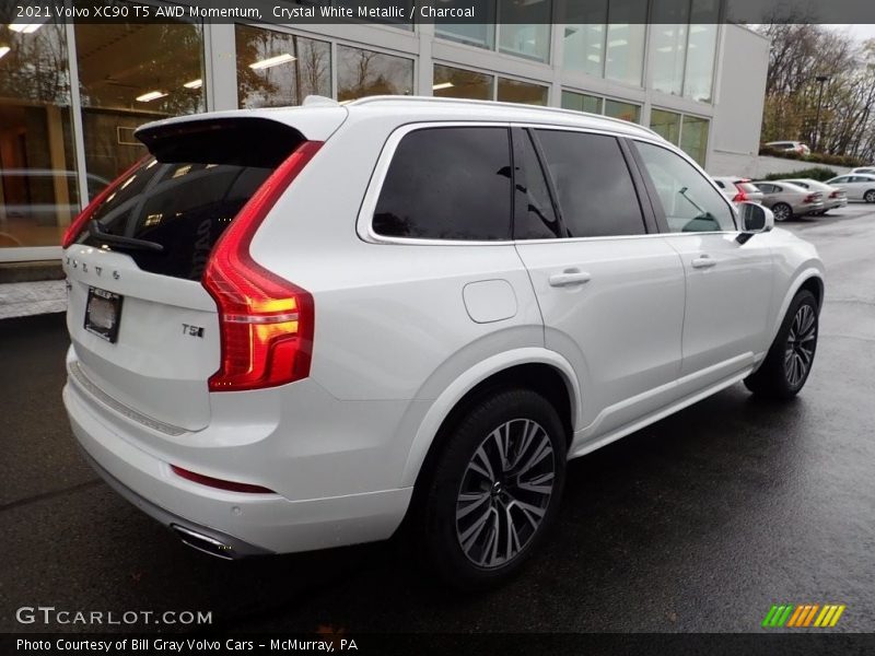 Crystal White Metallic / Charcoal 2021 Volvo XC90 T5 AWD Momentum