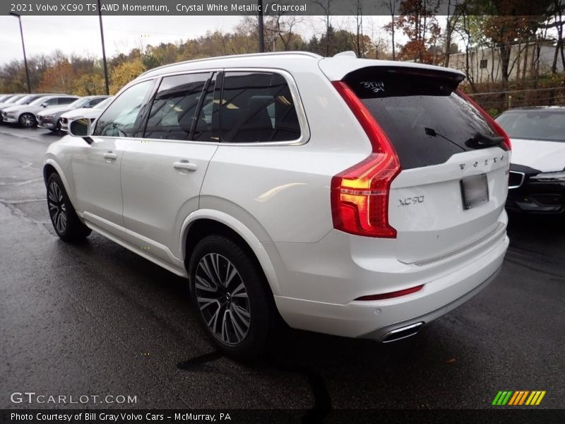 Crystal White Metallic / Charcoal 2021 Volvo XC90 T5 AWD Momentum