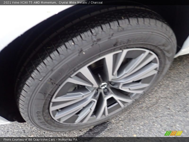 Crystal White Metallic / Charcoal 2021 Volvo XC90 T5 AWD Momentum