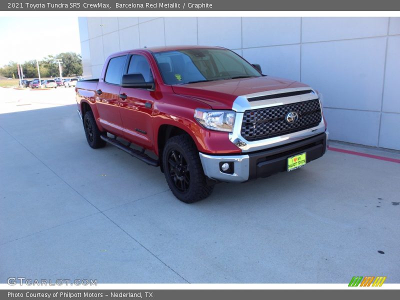 Barcelona Red Metallic / Graphite 2021 Toyota Tundra SR5 CrewMax