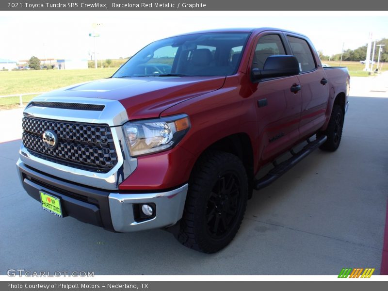 Barcelona Red Metallic / Graphite 2021 Toyota Tundra SR5 CrewMax