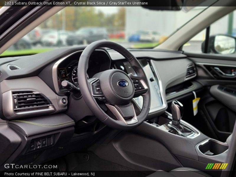 Dashboard of 2021 Outback Onyx Edition XT