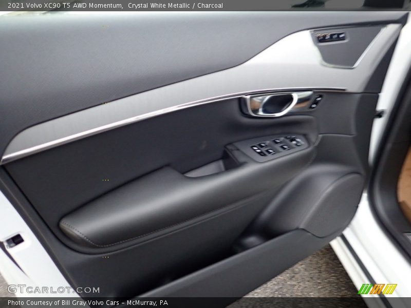 Crystal White Metallic / Charcoal 2021 Volvo XC90 T5 AWD Momentum