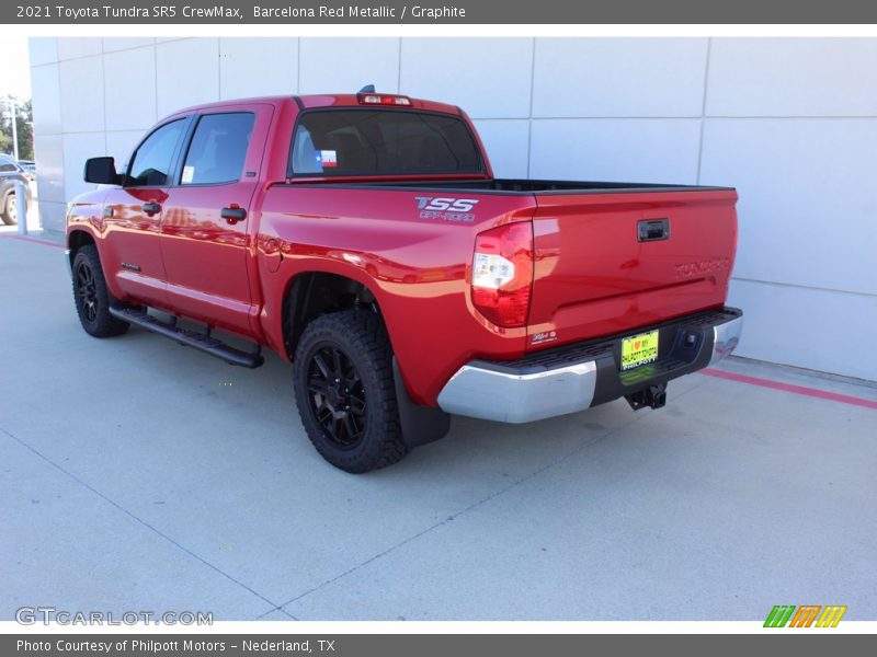 Barcelona Red Metallic / Graphite 2021 Toyota Tundra SR5 CrewMax