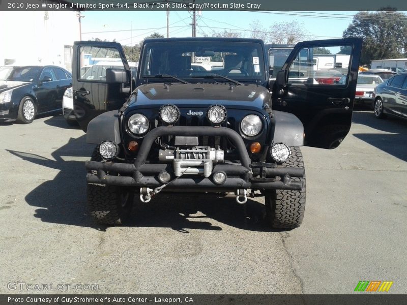 Black / Dark Slate Gray/Medium Slate Gray 2010 Jeep Wrangler Unlimited Sport 4x4