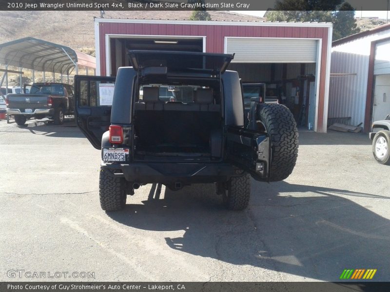 Black / Dark Slate Gray/Medium Slate Gray 2010 Jeep Wrangler Unlimited Sport 4x4