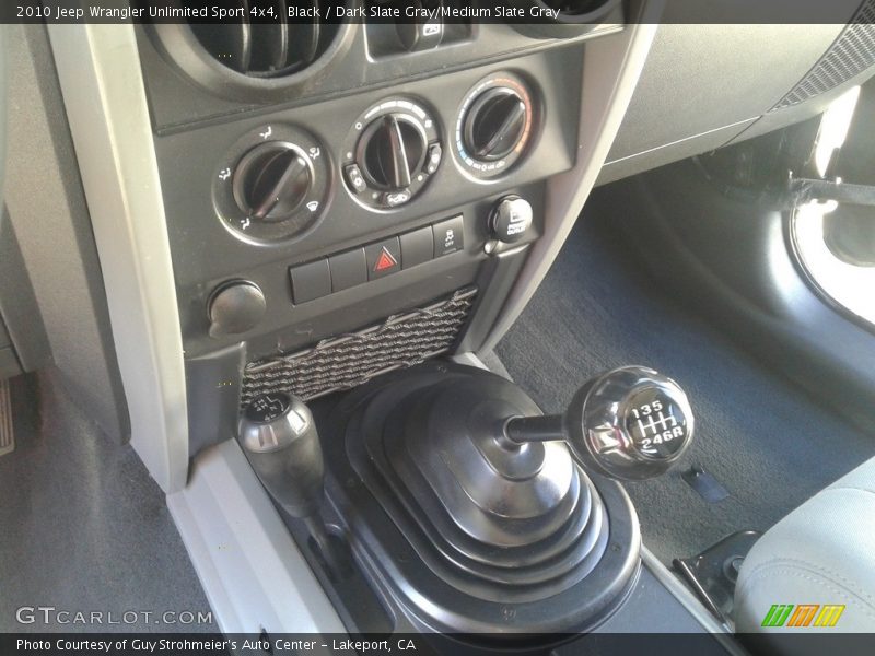 Black / Dark Slate Gray/Medium Slate Gray 2010 Jeep Wrangler Unlimited Sport 4x4