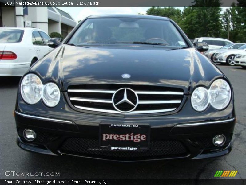 Black / Black 2007 Mercedes-Benz CLK 550 Coupe