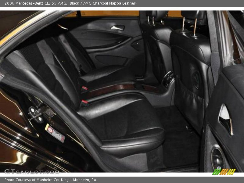 Black / AMG Charcoal Nappa Leather 2006 Mercedes-Benz CLS 55 AMG