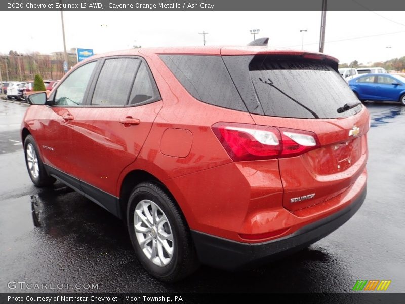 Cayenne Orange Metallic / Ash Gray 2020 Chevrolet Equinox LS AWD