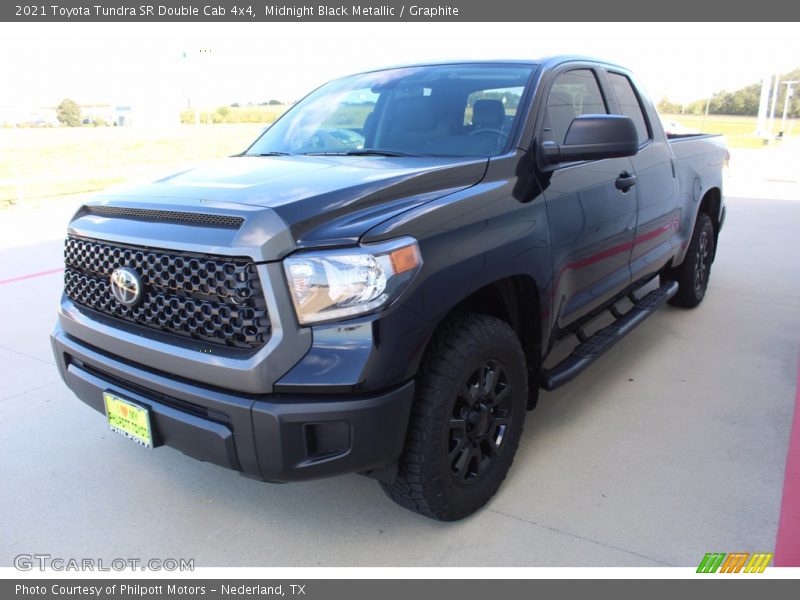 Front 3/4 View of 2021 Tundra SR Double Cab 4x4
