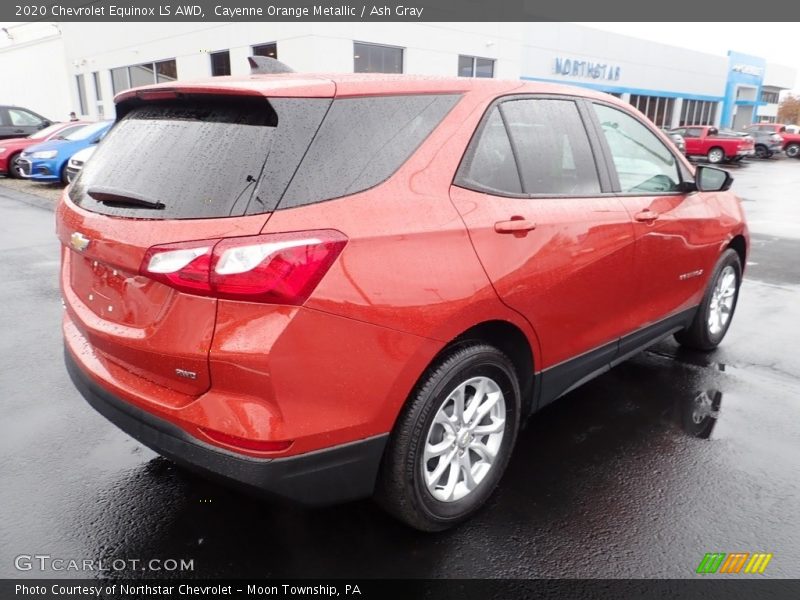 Cayenne Orange Metallic / Ash Gray 2020 Chevrolet Equinox LS AWD