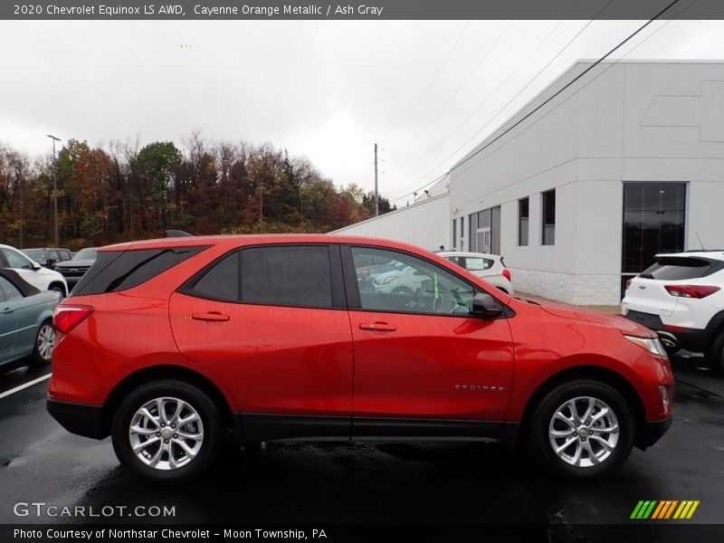 Cayenne Orange Metallic / Ash Gray 2020 Chevrolet Equinox LS AWD