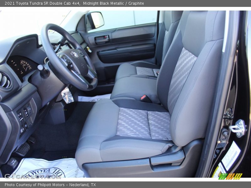 Midnight Black Metallic / Graphite 2021 Toyota Tundra SR Double Cab 4x4