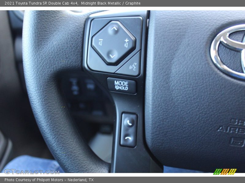 Midnight Black Metallic / Graphite 2021 Toyota Tundra SR Double Cab 4x4