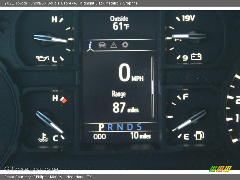 Midnight Black Metallic / Graphite 2021 Toyota Tundra SR Double Cab 4x4