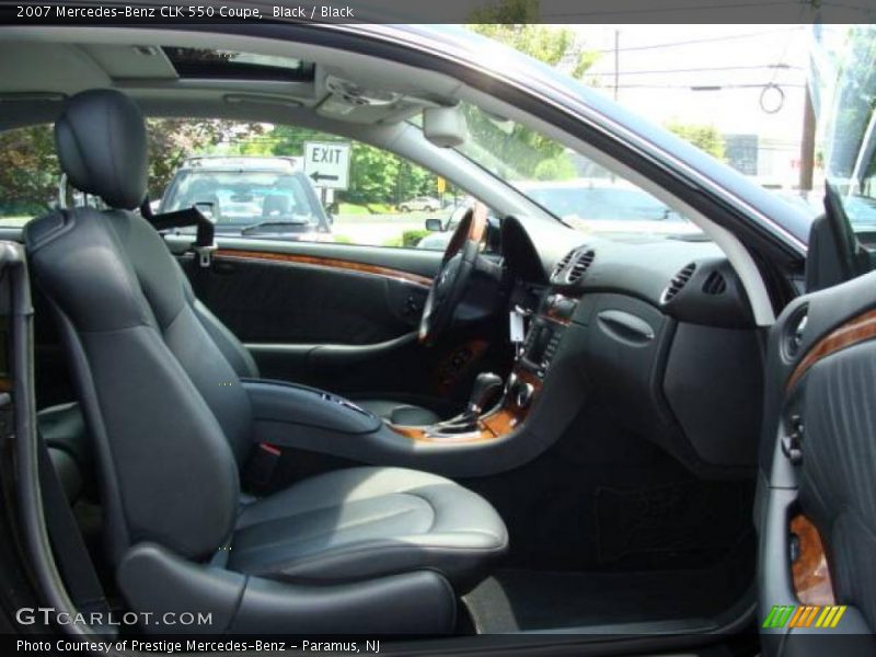 Black / Black 2007 Mercedes-Benz CLK 550 Coupe
