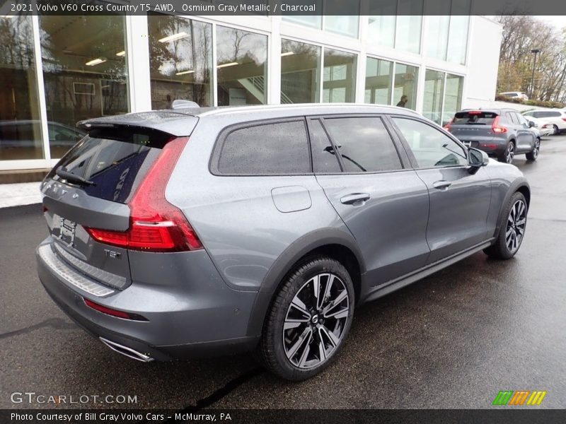 Osmium Gray Metallic / Charcoal 2021 Volvo V60 Cross Country T5 AWD