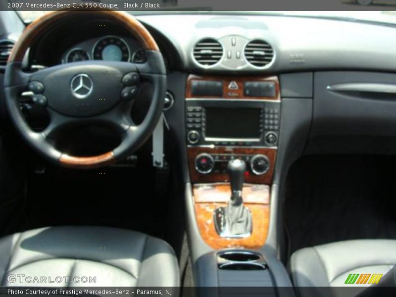 Black / Black 2007 Mercedes-Benz CLK 550 Coupe