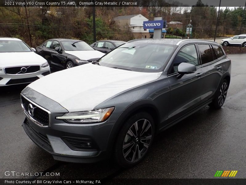 Osmium Gray Metallic / Charcoal 2021 Volvo V60 Cross Country T5 AWD