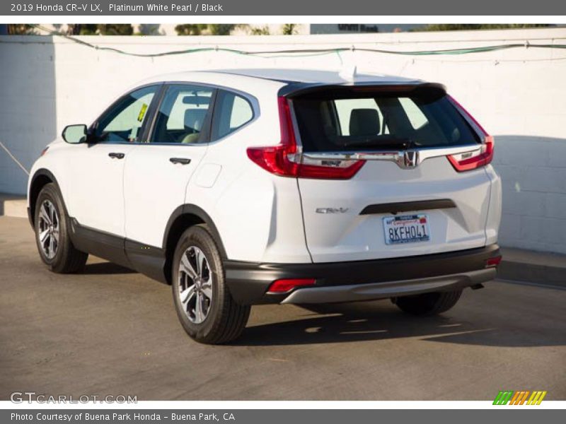 Platinum White Pearl / Black 2019 Honda CR-V LX