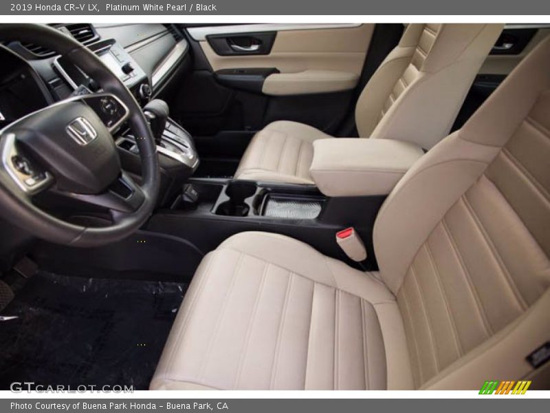 Platinum White Pearl / Black 2019 Honda CR-V LX