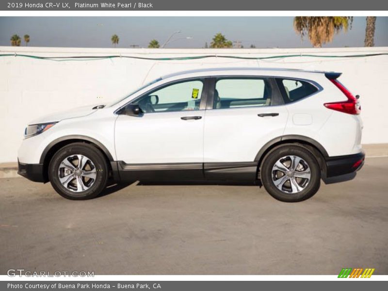 Platinum White Pearl / Black 2019 Honda CR-V LX