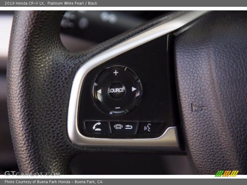 Platinum White Pearl / Black 2019 Honda CR-V LX
