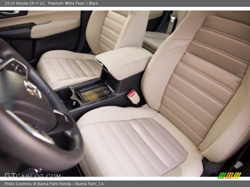 Platinum White Pearl / Black 2019 Honda CR-V LX