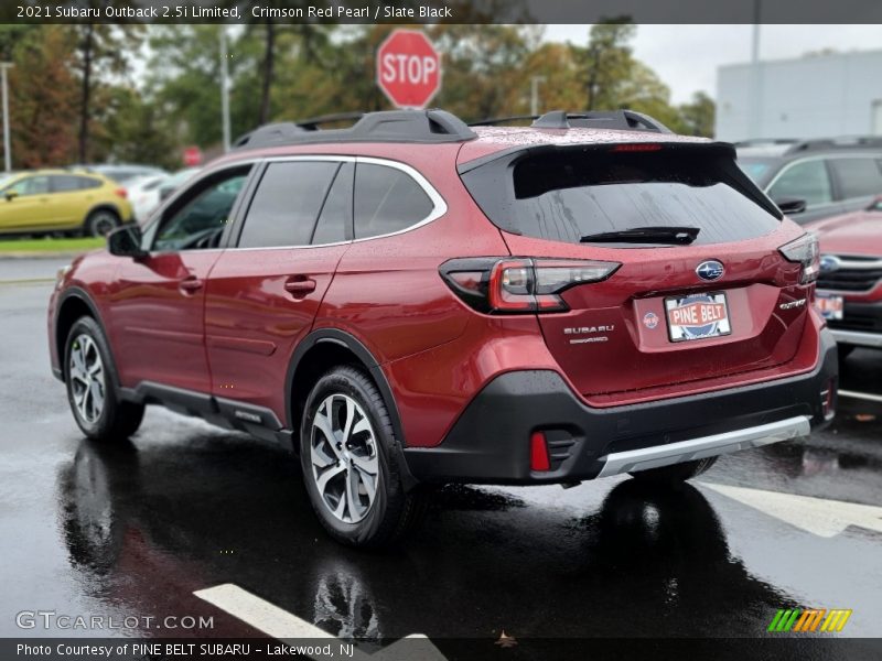 Crimson Red Pearl / Slate Black 2021 Subaru Outback 2.5i Limited