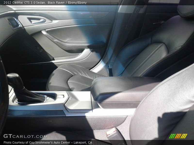 Black Raven / Ebony/Ebony 2012 Cadillac CTS 3.0 Sedan