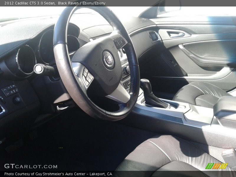 Black Raven / Ebony/Ebony 2012 Cadillac CTS 3.0 Sedan