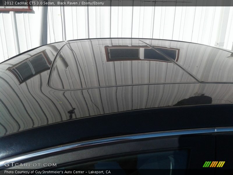 Black Raven / Ebony/Ebony 2012 Cadillac CTS 3.0 Sedan