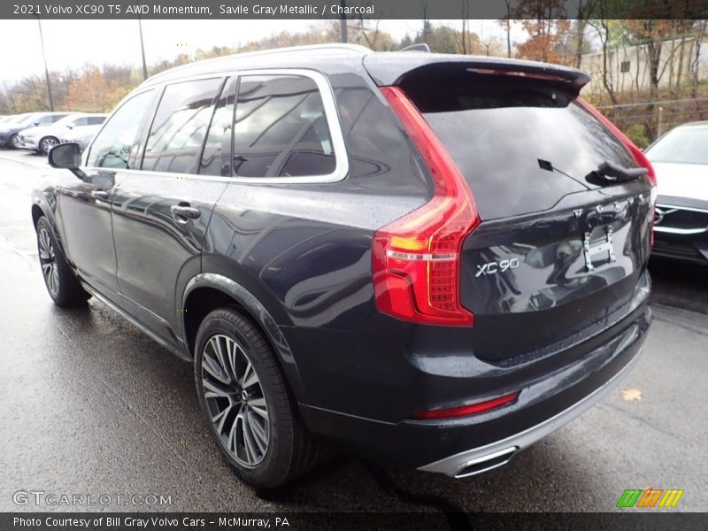 Savile Gray Metallic / Charcoal 2021 Volvo XC90 T5 AWD Momentum