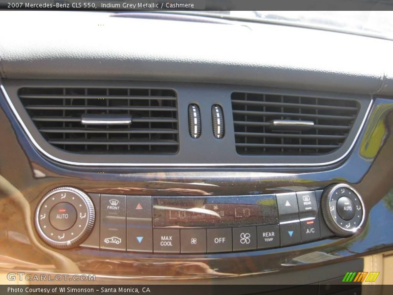 Indium Grey Metallic / Cashmere 2007 Mercedes-Benz CLS 550