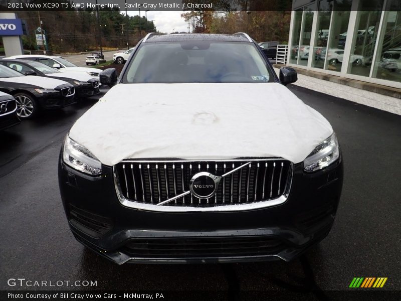 Savile Gray Metallic / Charcoal 2021 Volvo XC90 T5 AWD Momentum
