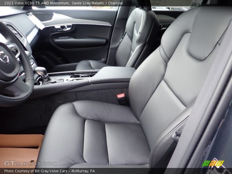 Front Seat of 2021 XC90 T5 AWD Momentum