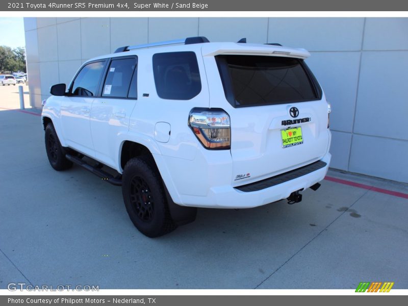 Super White / Sand Beige 2021 Toyota 4Runner SR5 Premium 4x4