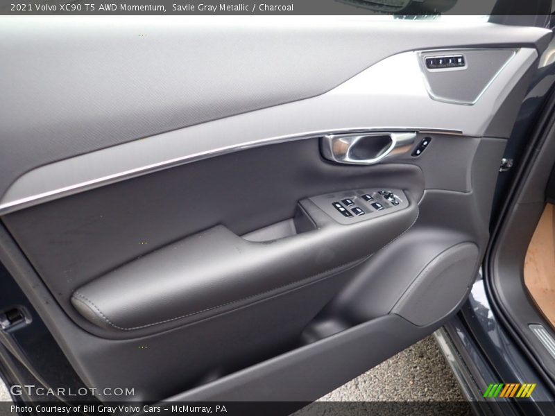 Savile Gray Metallic / Charcoal 2021 Volvo XC90 T5 AWD Momentum