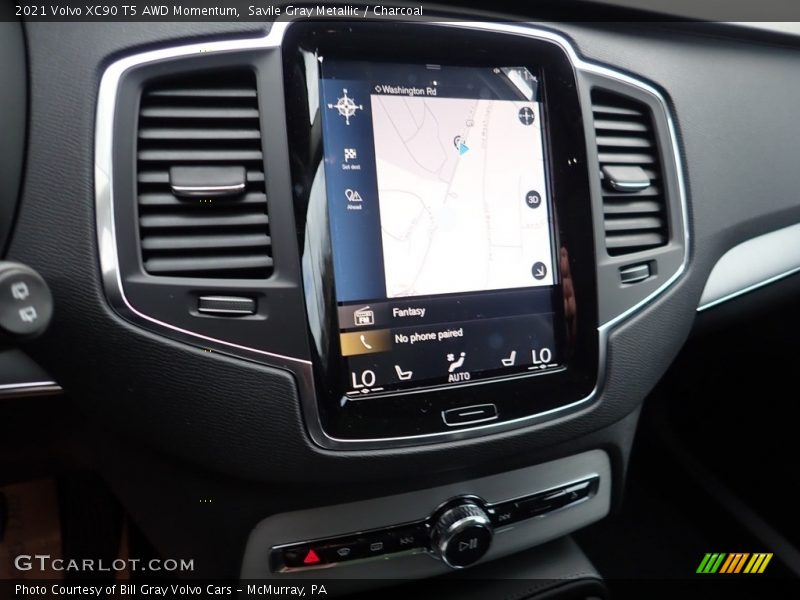 Savile Gray Metallic / Charcoal 2021 Volvo XC90 T5 AWD Momentum