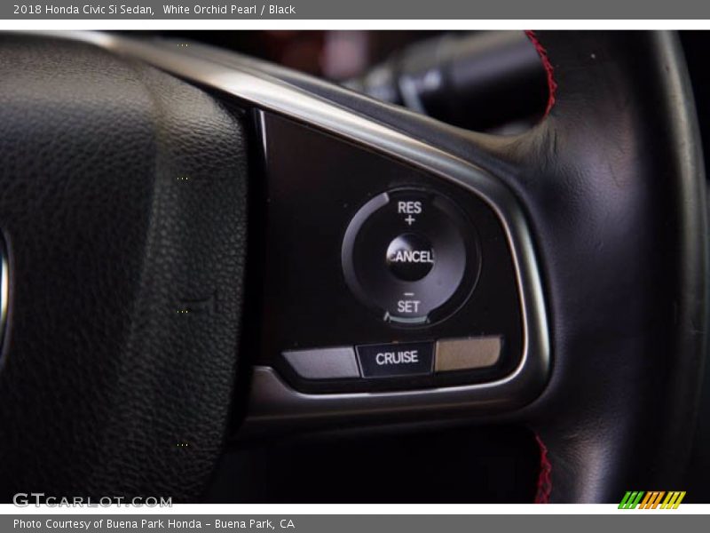 White Orchid Pearl / Black 2018 Honda Civic Si Sedan