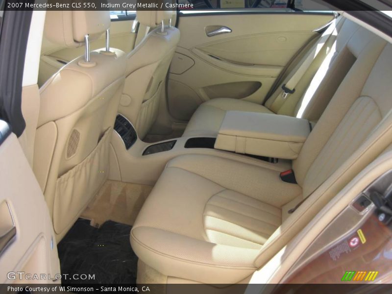 Indium Grey Metallic / Cashmere 2007 Mercedes-Benz CLS 550