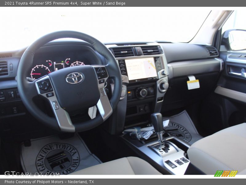 Super White / Sand Beige 2021 Toyota 4Runner SR5 Premium 4x4