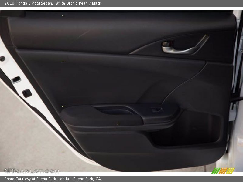 White Orchid Pearl / Black 2018 Honda Civic Si Sedan