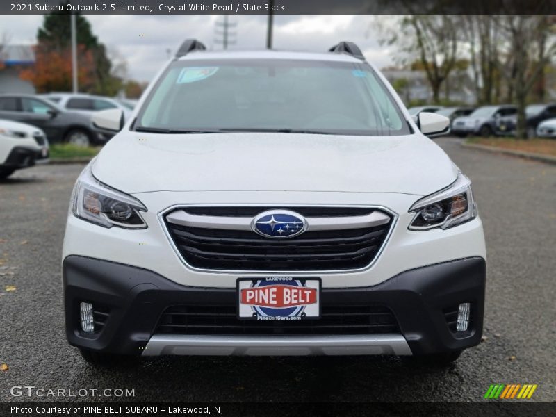Crystal White Pearl / Slate Black 2021 Subaru Outback 2.5i Limited