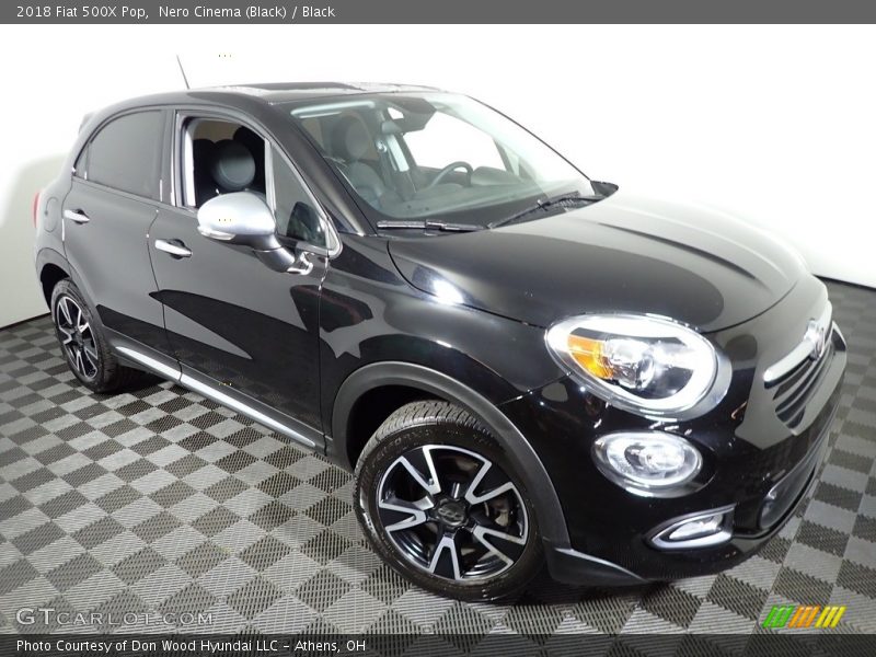 Nero Cinema (Black) / Black 2018 Fiat 500X Pop